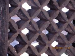 Stone lattice work at Rani no hajiro in Ahmadabad