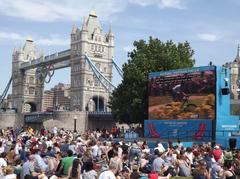 Potters Fields park big screen