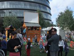 Disco shed outside City Hall