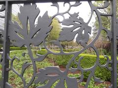 Gate detail at Potters Fields Park on Tooley Street in SE1