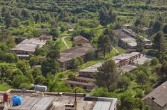 former gun factory buildings in Poliçan, Albania