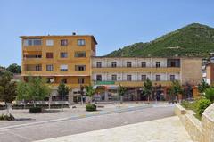 Poliçan, Albania main square