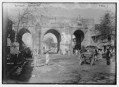 Teen Darwaza Gateway in Ahmedabad, Gujarat, India