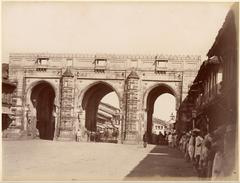 Teen Darwaza in the 1880s