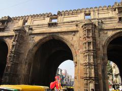 Tran Darwaja gate with three sub-gates in Ahmedabad