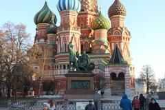 Monument to K. Minin and D. M. Pozharsky in front of St. Basil's Cathedral