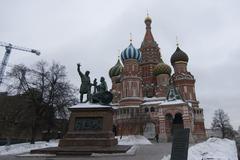 Monument to Minin and Pozharsky in Moscow