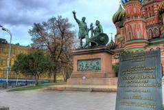 Monument to Minin and Pozharsky in HDR