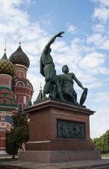 Monument to Minin and Pozharsky in Moscow