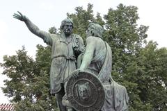 Monument to Minin and Pozharsky in Red Square, Moscow