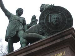 Monument to Minin and Pozharsky in Moscow