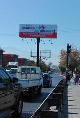 Intersection of Departamental Avenue with José Joaquín Prieto Avenue in Santiago, Chile during Coronavirus pandemic