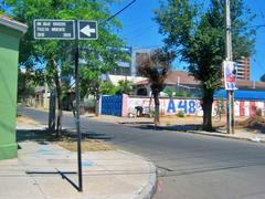 Corner of Calle Magdalena Vicuña and Avenida José Joaquín Prieto Oriente in San Miguel, Chile, 2010