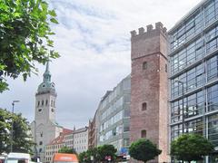 München Rindermarkt Löwenturm Peterskirche