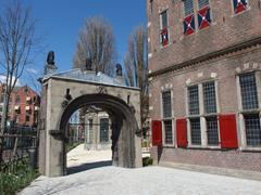 Garden at Rijskmuseum in Amsterdam