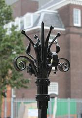 ornate ironwork fence detail at Rijksmuseum Amsterdam