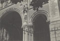 The passageway of the Rijksmuseum in Amsterdam as seen from Museumstraat, 1938