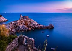 Sunset near the cemetery of Portovenere