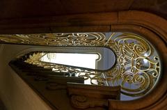 Basement staircase view at Museum Willet-Holthuysen in Amsterdam