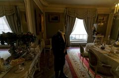 Historical dining room in Museum Willet-Holthuysen in Amsterdam, 1865 style