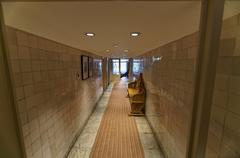 Corridor in the basement of Museum Willet-Holthuysen in Amsterdam