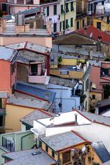 Colorful rooftops of the Cinque Terre