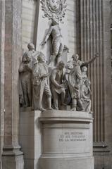 Paris V Panthéon sculpture Aux Orateurs et Publicistes de la Restauration