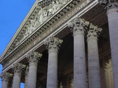 Facade of the Panthéon in Paris, France