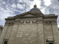 Façade of the Panthéon in Paris, France