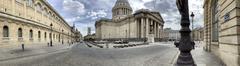 Panorama of the Panthéon in Paris