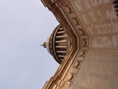 Pantheon in Paris with clear blue sky