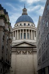 Panthéon front view in Paris