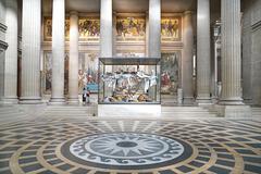 Qu'est-ce que nous sommes? artwork by Anselm Kiefer at the Panthéon