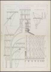 scaffolding used for the restoration of the Panthéon in an 1872 illustration