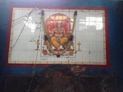 Coconut breaking ceremony at Manakula Vinayagar Temple