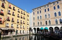 Gondola Station Bacino Orseolo in Venice, Italy