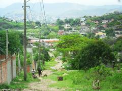 rural landscape in Nova Iguaçu, Brazil