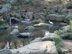 Mizuwakeishi rock in Rikugien garden