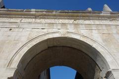 Arco d'Augusto monument in Italy