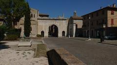 Arco d'Augusto monument in Italy