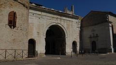 Arco d'Augusto monument in Italy