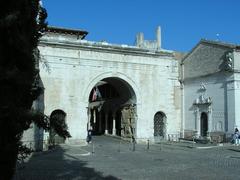 Arco d'Augusto monument in Italy