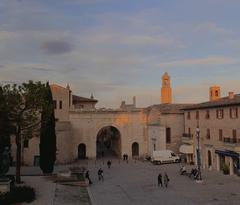 Arch of Augustus at sunset