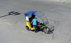 Cycle taxi at Place de la Concorde, Paris