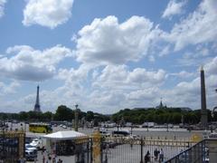 L'Obélisque, Grand Palais, and Eiffel Tower