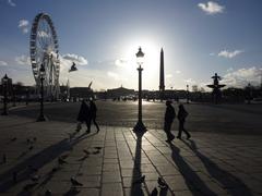 Place de la Concorde Eiffel Tower view