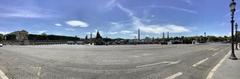 Panorama of Place de la Concorde in Paris