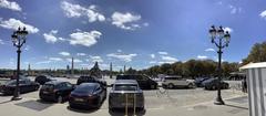 Panorama of Place de la Concorde in Paris, France