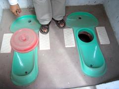 Dabri Palam Road in Bahadurgarh with ecosan toilet