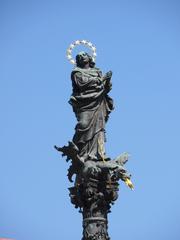 Mariensäule statue in Vienna's Hof